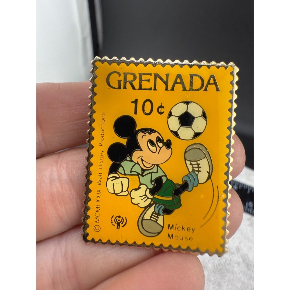 Vintage Mickey Mouse Pin Brooch Lot Stamp Main Street‎ - Picture 8 of 11